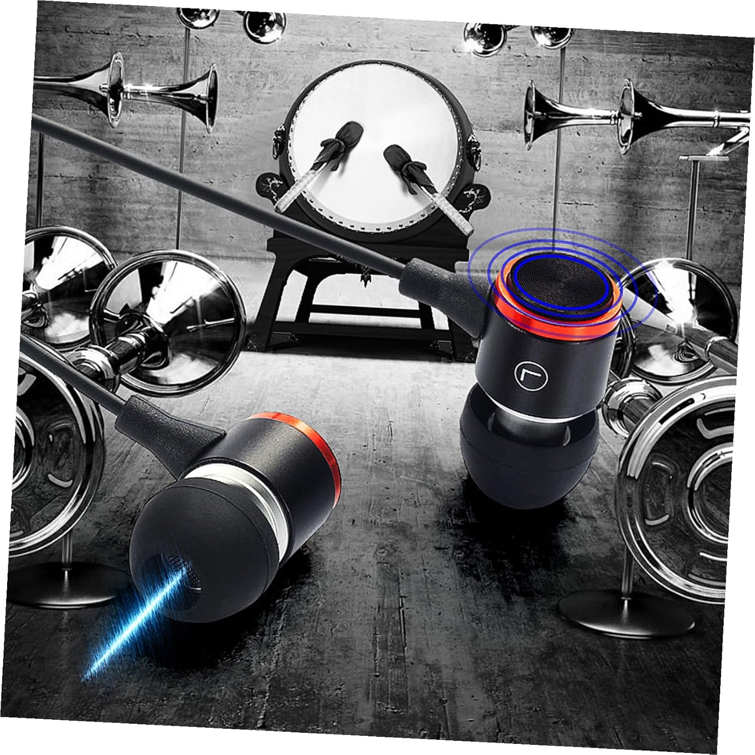 Angoily Type-C Headphones Microphone for In-Ear Use Compatible USB C Devices Featuring Bass Control and Wired Connection for Music and Calls image number 6