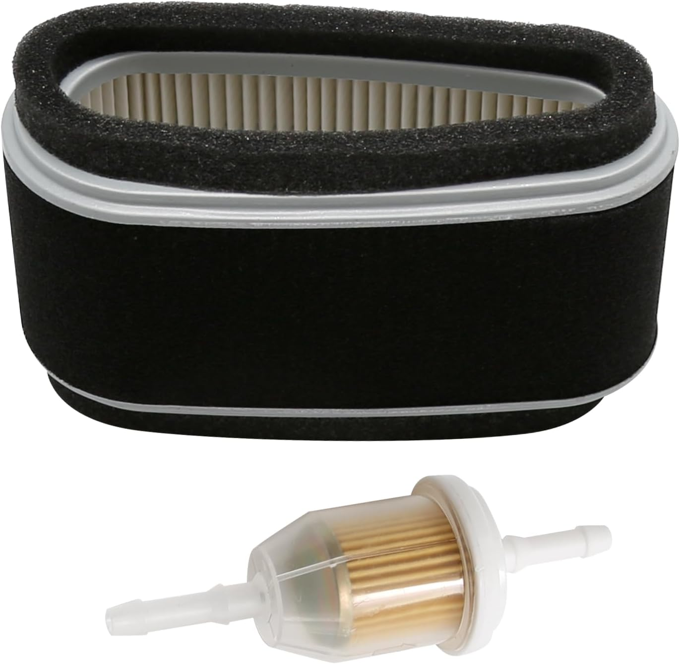 Air Filter Pre Filter Fuel Filter Kit Replacement for Kawasaki FC400V FC401V FC420V 14 HP 4 Cycle Engine Replace 11013-2109 11013-2110 11013-2141 image number 6