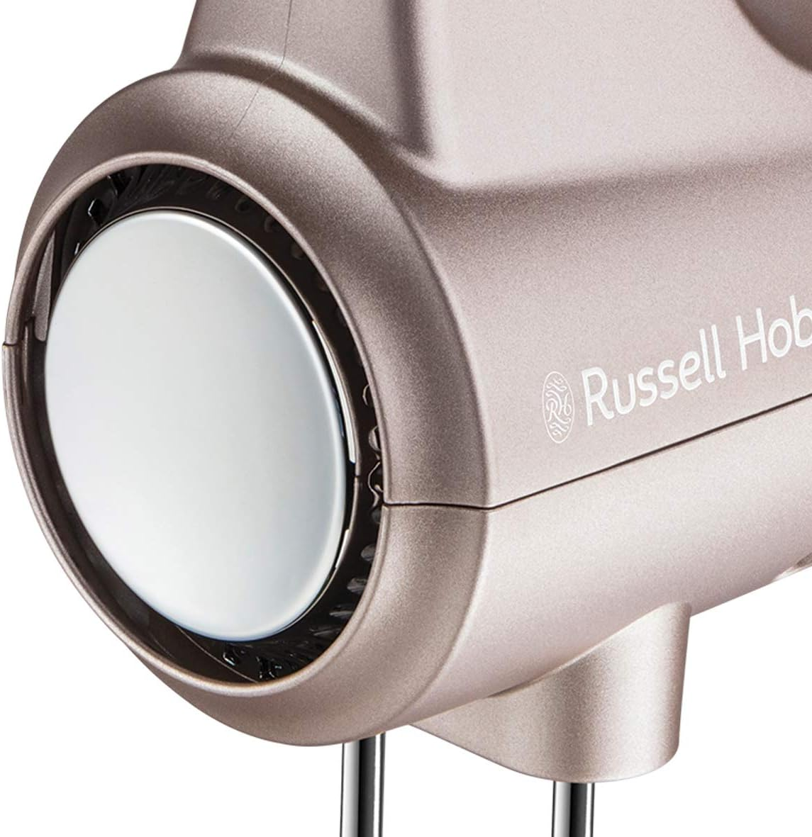 Russell Hobbs Hand Mixer [Hand Mixer Including Storage Box for Accessories] Swirl Quartz (4 Speed Settings + Turbo Function, 2 Helix Whisks Made of Fibreglass-Reinforced Nylon, 2 Dough Hooks) 25892-56 image number 6