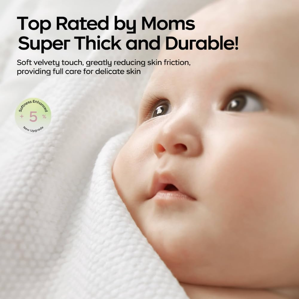 Bc Babycare Dry Wipes Cloud Thickened Facial Soft Tissue, Chemical Free, Wet or Dry Use (320 Counts - 80Pcs of 4Pk) image number 1