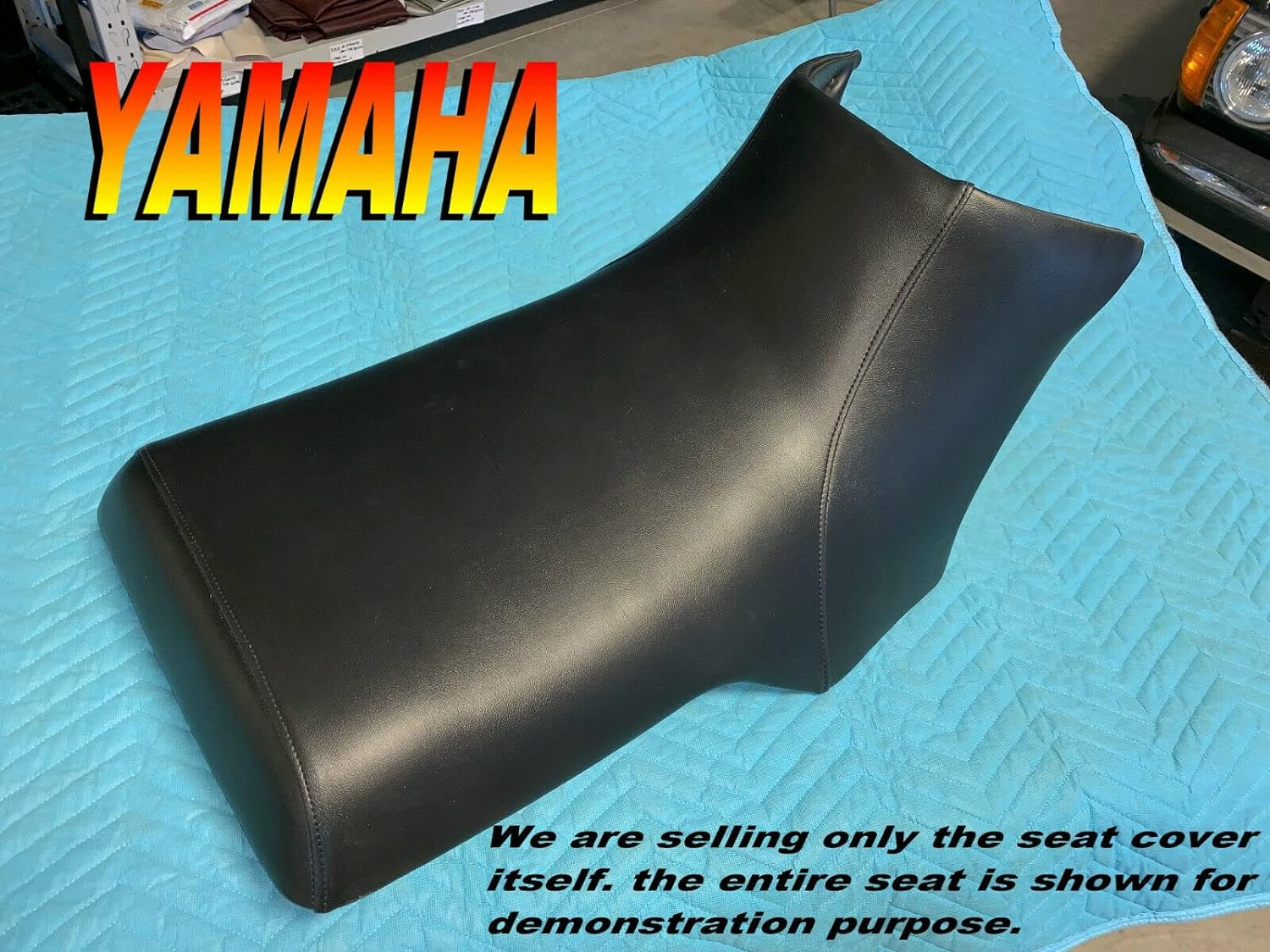 New Replacement Seat Cover Fits Yamaha Moto 4 225 250 285 350 350ER YMF Moto4 Black 459B image number 4