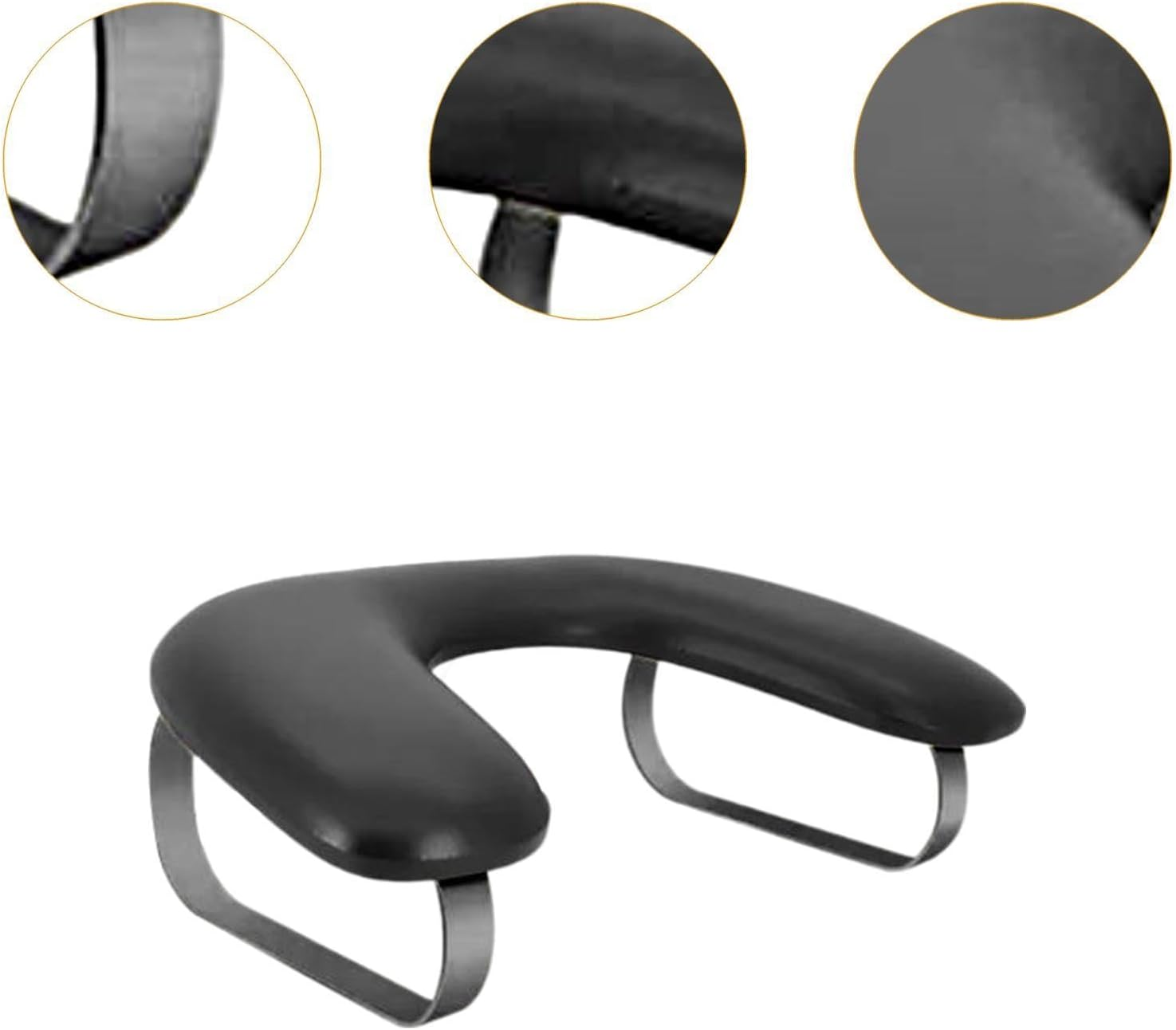 Perfk Nail Pillow Manicure Pillow, Space Saving Nail Hand Pillow, Black image number 6