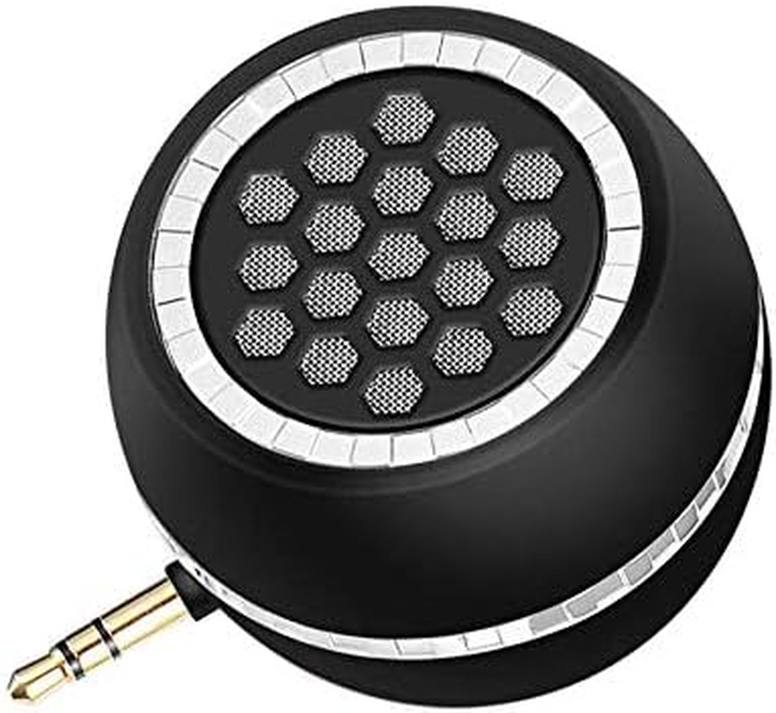 Mini Portable Speaker, 3W Mobile Phone Speaker Line-In Speaker with Clear Bass 3.5Mm AUX Audio Interface, Plug and Play for Iphone, Ipad, Ipod, Tablet, Smartphone
