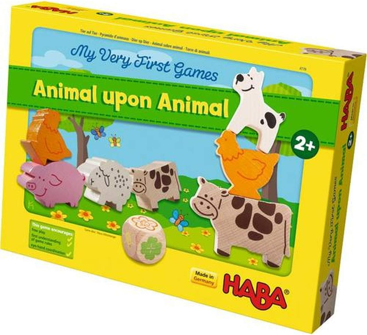 HABA 4778 Board Game My Very First Games, Animal upon Animal image number 2