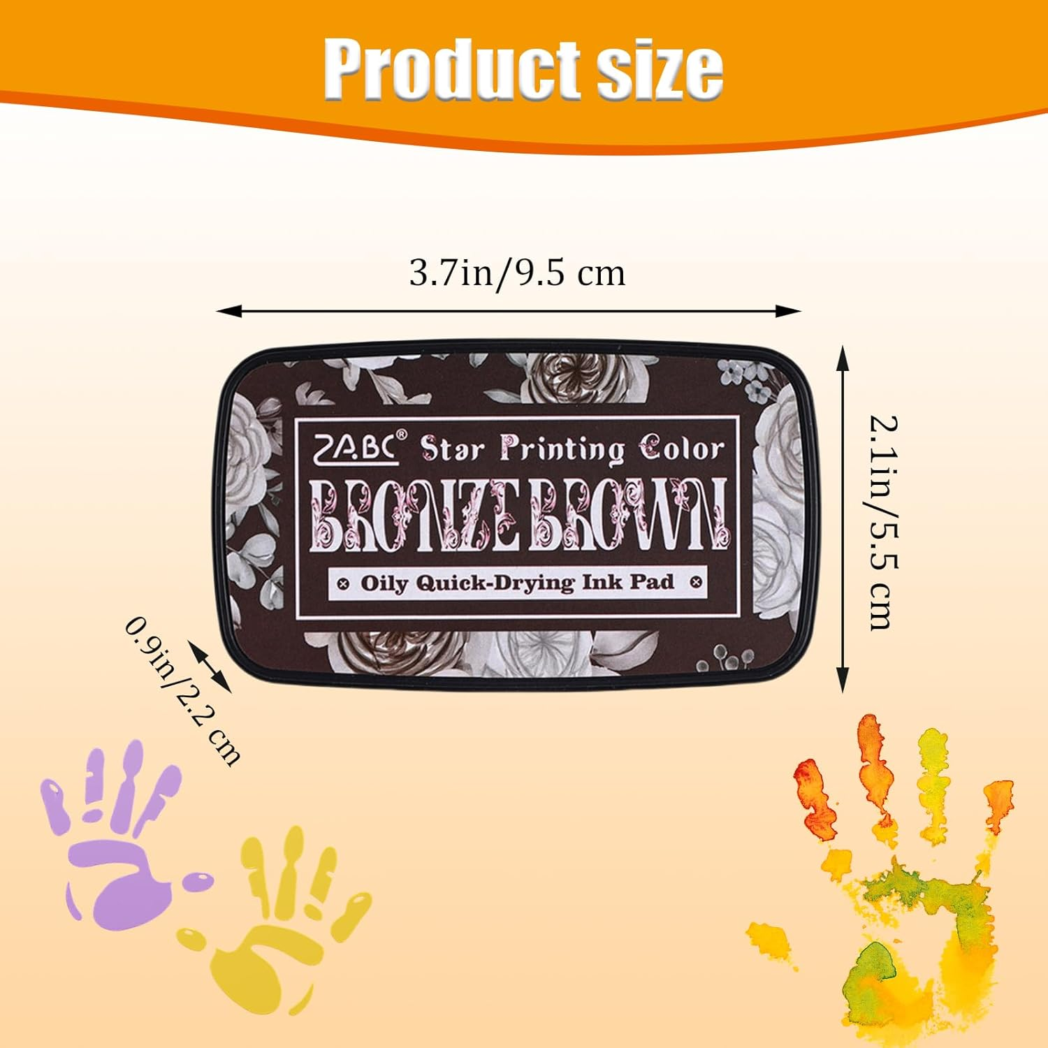 Sgphrzlt Washable Stamp Pads, Craft Ink Pads for Rubber Stamps, Finger Embossing Pigment Ink Pads for Stamping, Perfect for Scrapbook Card Making & DIY Projects, Red image number 3