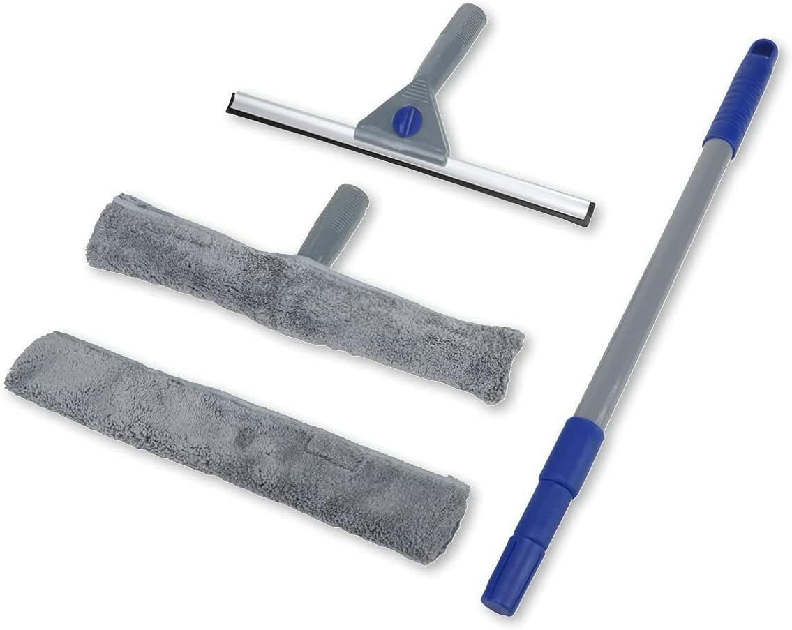 Xtra Kleen Telescopic Extendable Handle Window Cleaning Squeegee Set image number 5