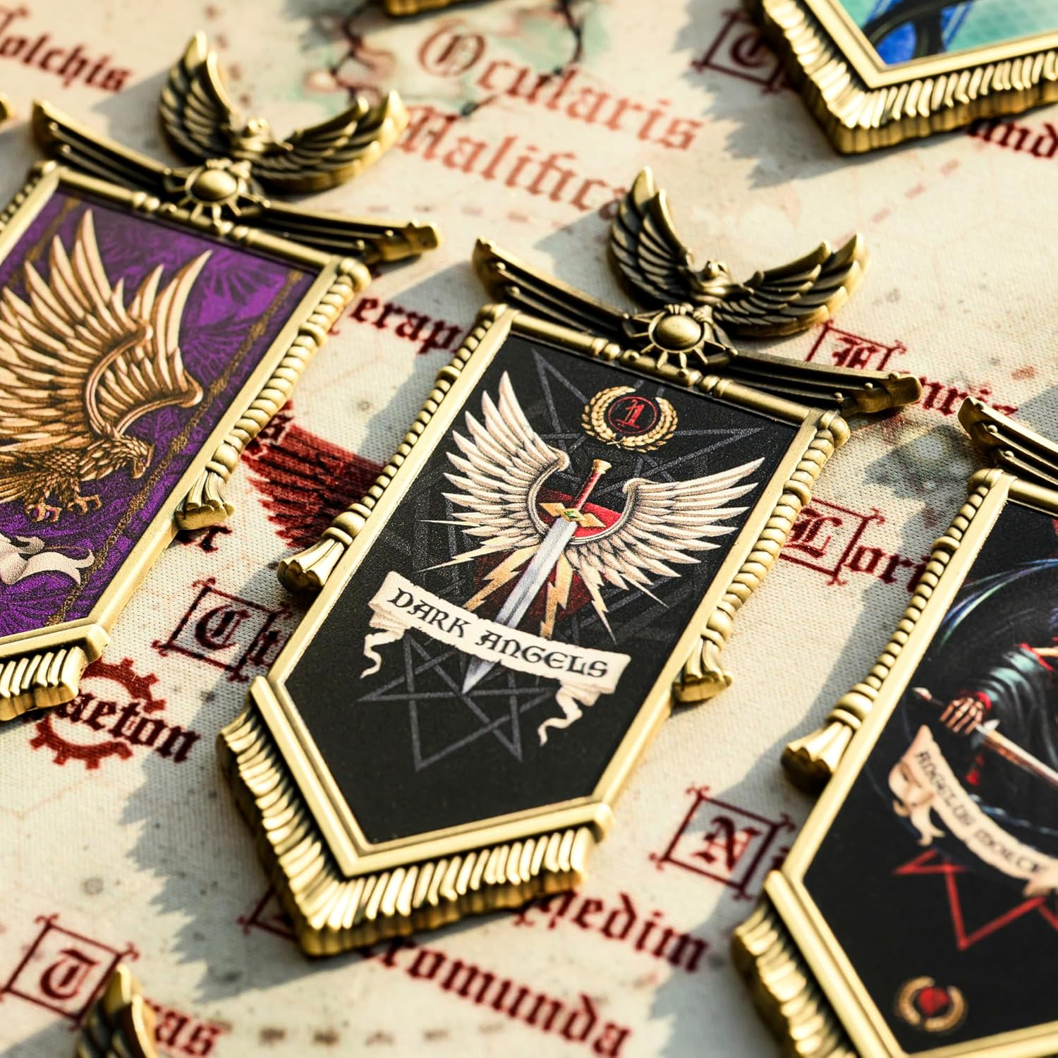 Starforged Warhammer 30K Horus Heresy Space Marine 2 Legion Fridge Magnet Chaos Official License Other-Night Lords I - Alpharius Iii image number 4