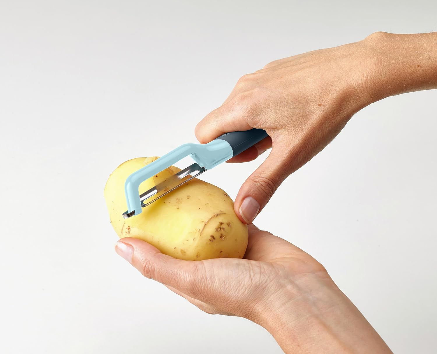 Joseph Joseph Duo Swivel Vegetable Peeler, Opal image number 2