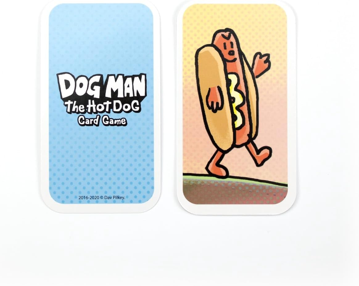 University Games the Hot Dog Card Game for Ages 5 and Up, 2 to 4 Players Based on the Dog Man Books by Dav Pilkey (07011), Yellow image number 2