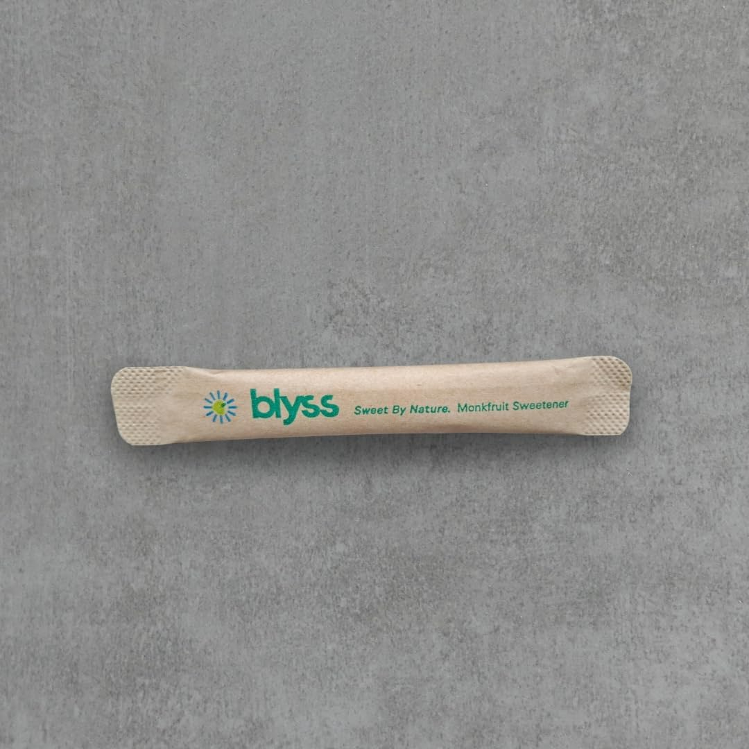 Blyss Granulated Monk Fruit Sweetener with Erythritol Packets (100 Sticks) - Zero Glycemic Index, Low Carb, Low Calorie, Sugar-Free, Keto & Diabetic Friendly, Non-Gmo image number 6