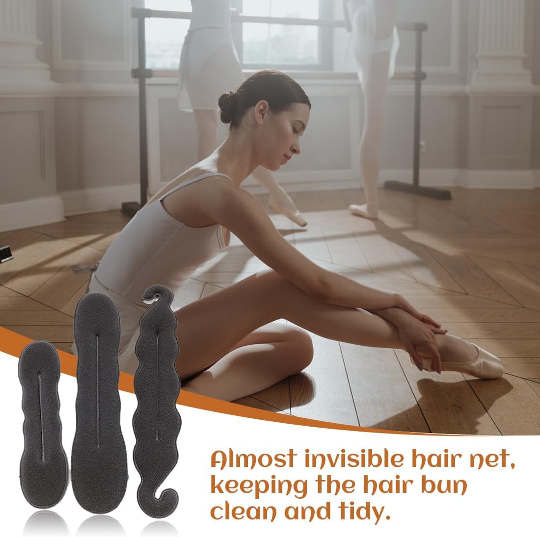 Pack of 3 Magic Hair Bun Maker, Bun Maker, Bun Maker, Magic Hair, Hair Twist Curler Donut Tools image number 4