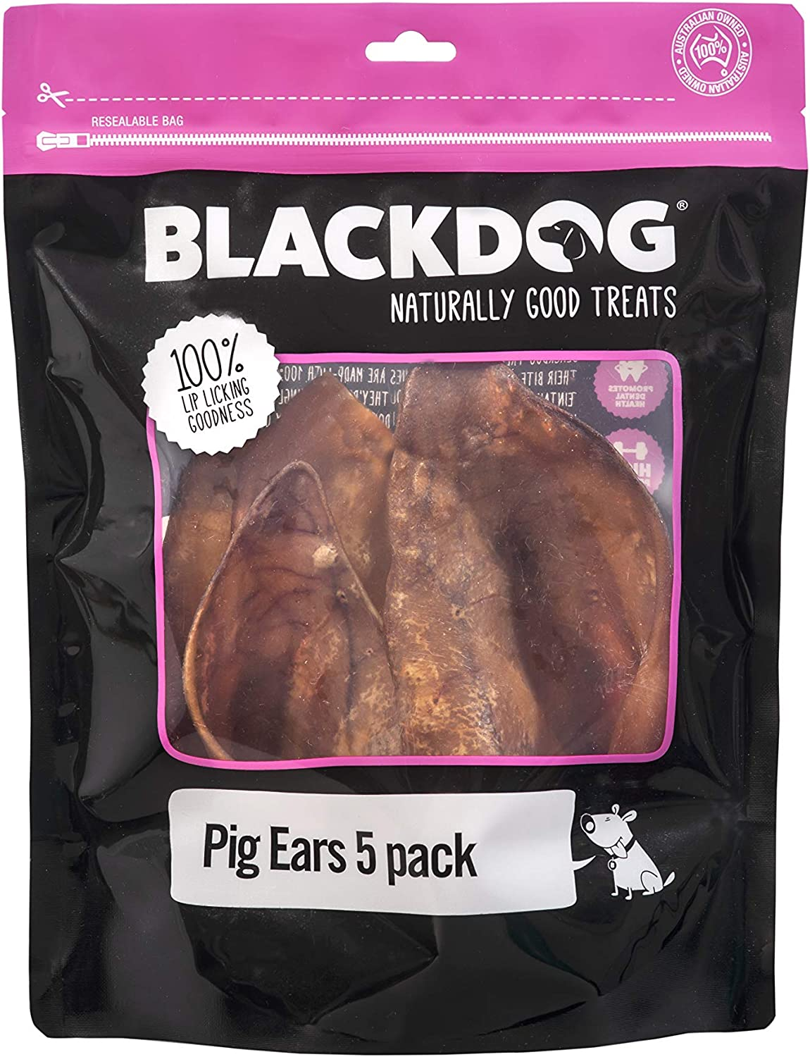 BLACKDOG Pig Ears - 5 Pack, All image number 2