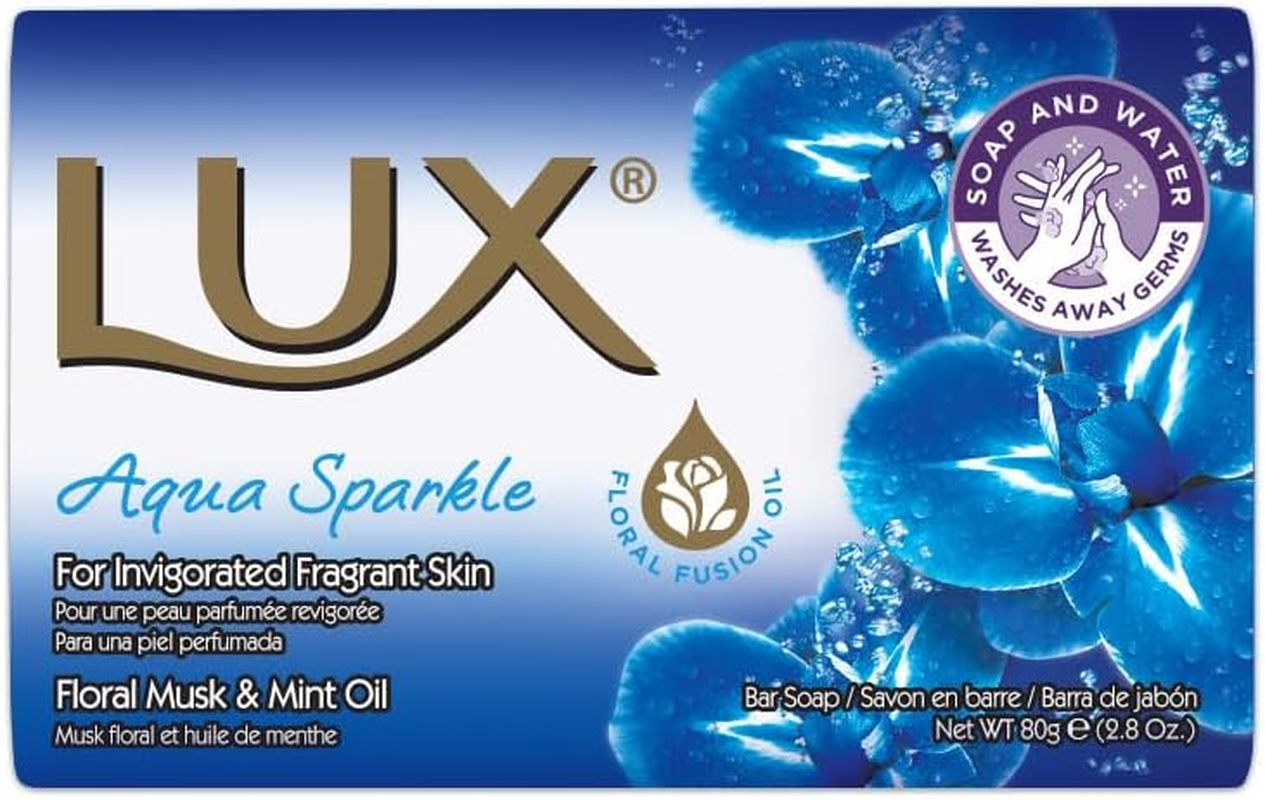 Lux Aqua Sparkle Soap Bar 80 G image number 1