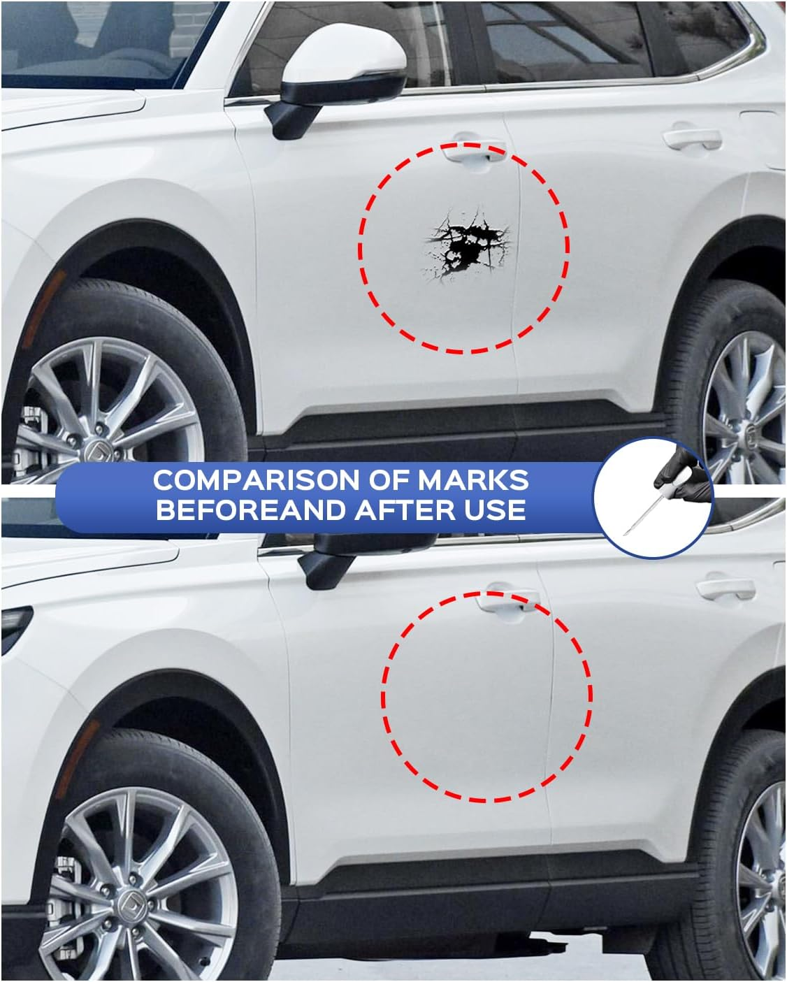 PARTS4EV NH-904M Meteorite Gray Metallic Touch up Paint Compatible with Honda Exact Match Chips and Nicks Touch Up image number 3