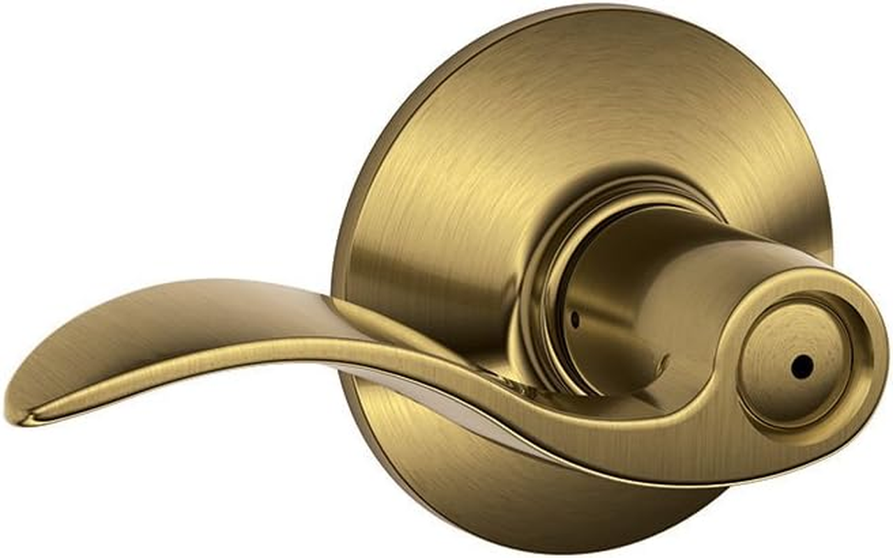 Accent Hall and Closet Lever, Bright Brass (F10 Acc 505)