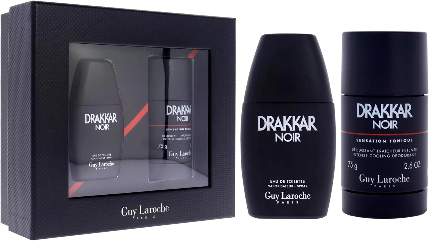 Guy Laroche Drakkar Noir 2 Piece Gift Set for Men, I0053391 image number 2