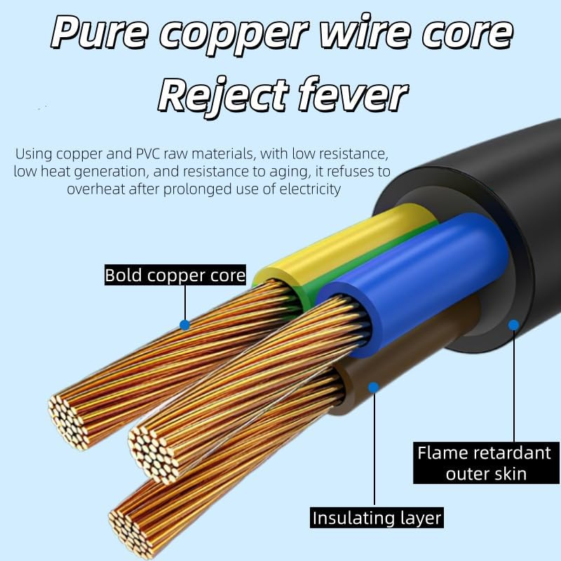 XINYUICEAN 3 Pack 10A to 15A Power Adapter Cord - Heavy Duty Waterproof Electric Vehicle Charging Cable for EV, RV, Camper, Van & Trailer, Portable Car Adapter Accessory image number 6