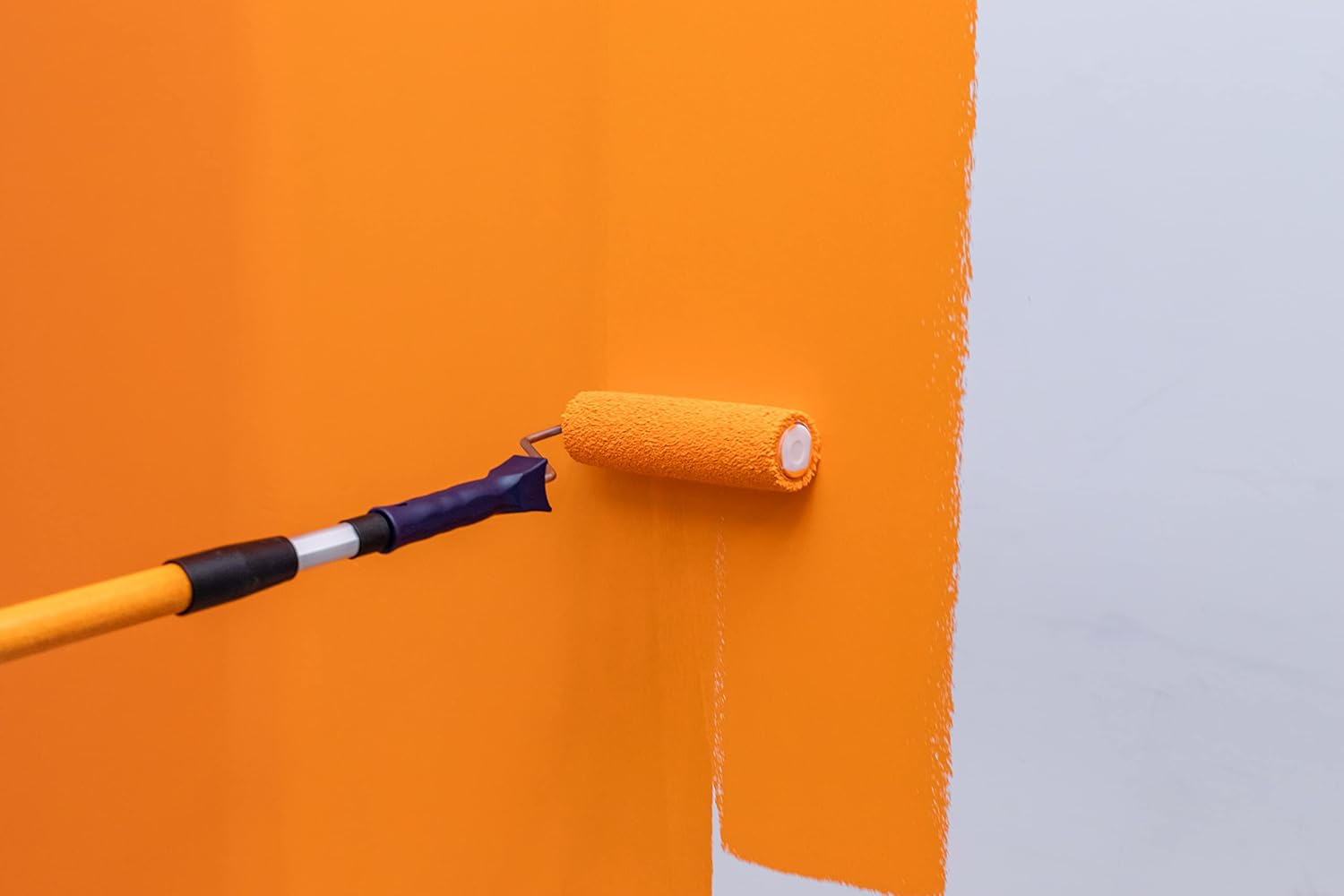 HAMILTON for the Trade 7 Piece Medium Pile Roller Set, 9" White/Orange 3281132-90 image number 2