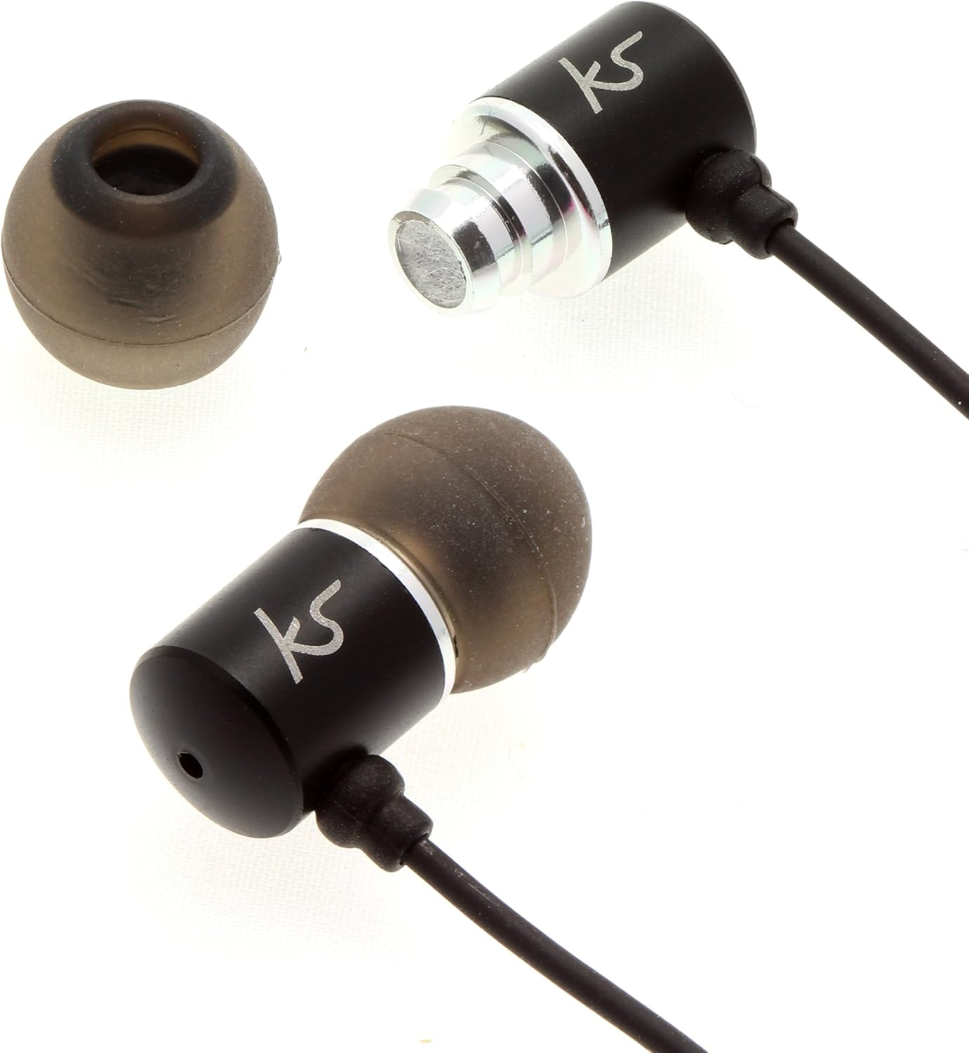 Kitsound Kit Sound Reviva Ace In-Ear Headphones with Mic Smartphone - Black KSACEMBK image number 5