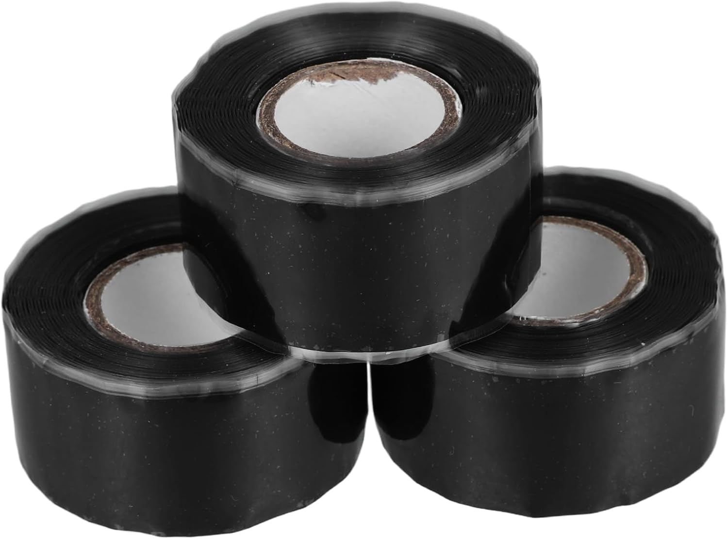 HOMSFOU 3Rolls Self-Adhesive Silicone Tape Heat Resistant Pipe Wire Repair Automotive Home Use image number 1