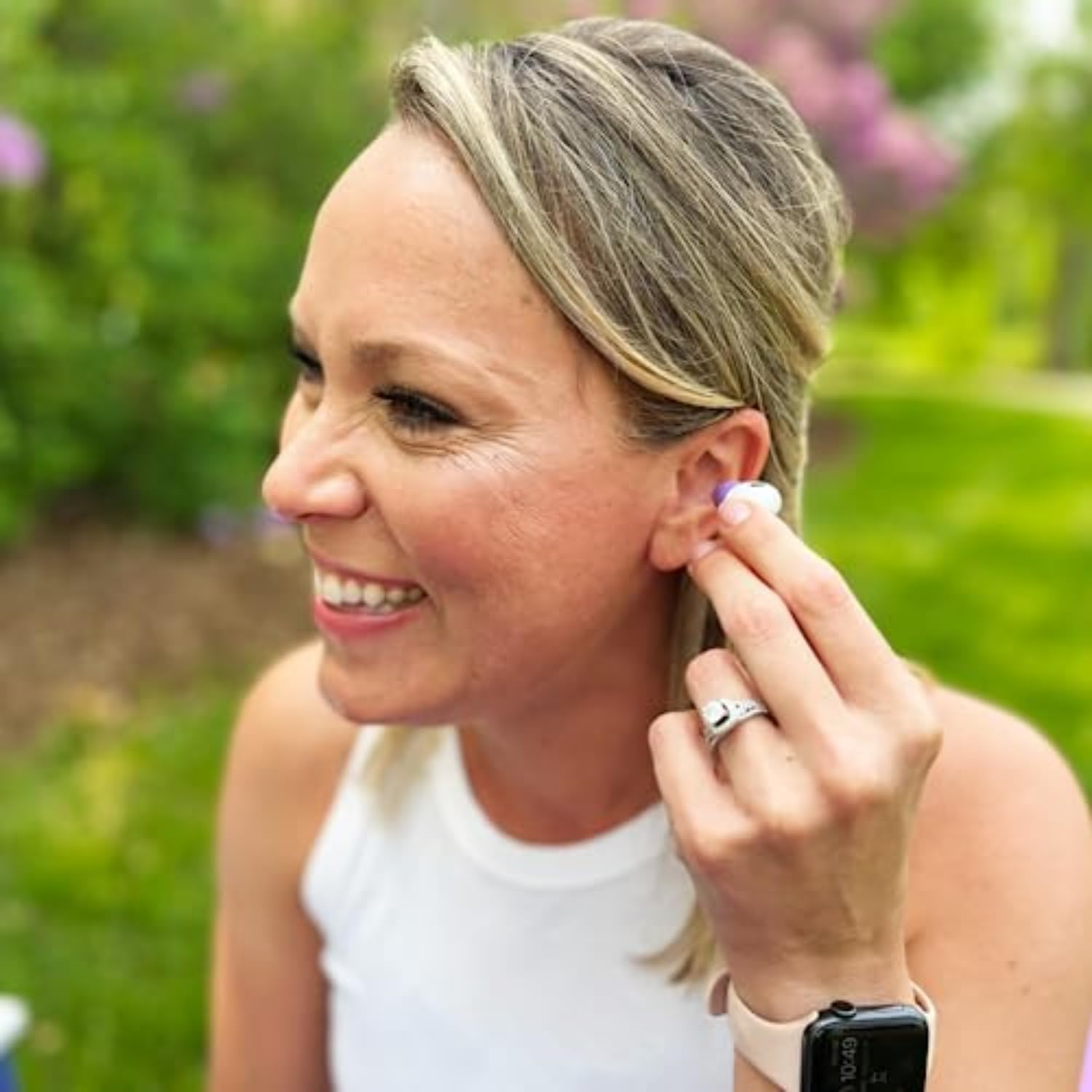 Comply Foam Ear Tips for Apple Airpods Pro Generation 1 & 2 Lilac Purple Ultimate Comfort | Unshakeable Fit | Medium, 3 Pairs image number 3