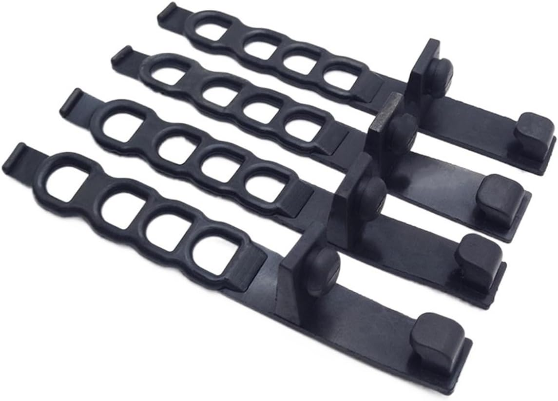 SLAVIK 4Pcs Motorcycle Headlight Straps Headlight Fairing Rubber Straps Dirt Bike Headlamp Fix Bracket Straps Compatible with TE image number 1