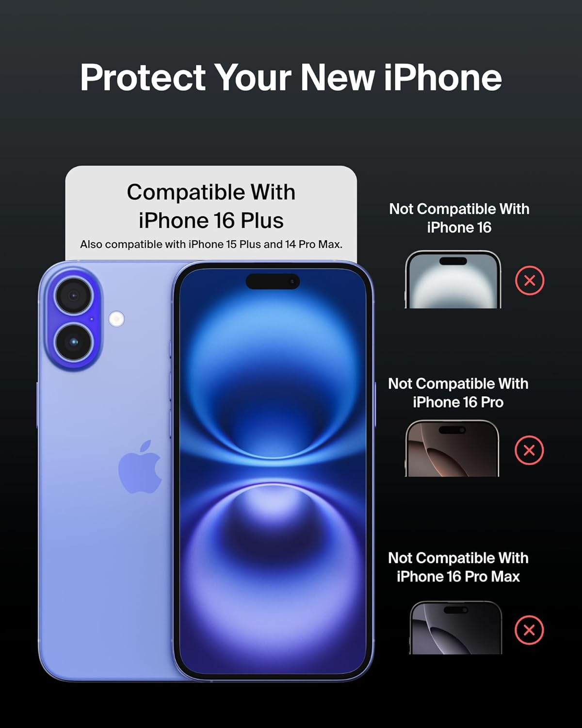 Belkin Ova132Zz Ultraglass 2 Protective Glass Film for Iphone 15 Plus, Ultra Tempered Glass, Made in Germany, SCHOTT, Antibacterial, 0.01 Inch (0.29 Mm), Easy Installation Kit Included image number 6