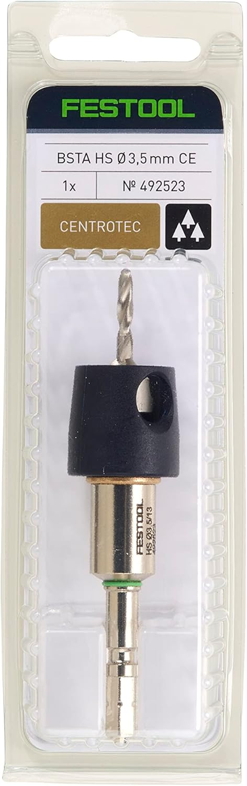 Festool 492523 Centrotec Countersink Drill Bit, 3.5Mm image number 1