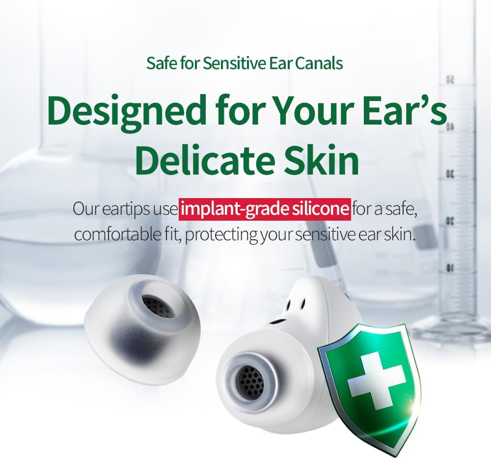 AZLA Sednaearfit MAX for Galaxy Buds 2 Pro Phantom Black / 2 Pairs (MS) image number 3