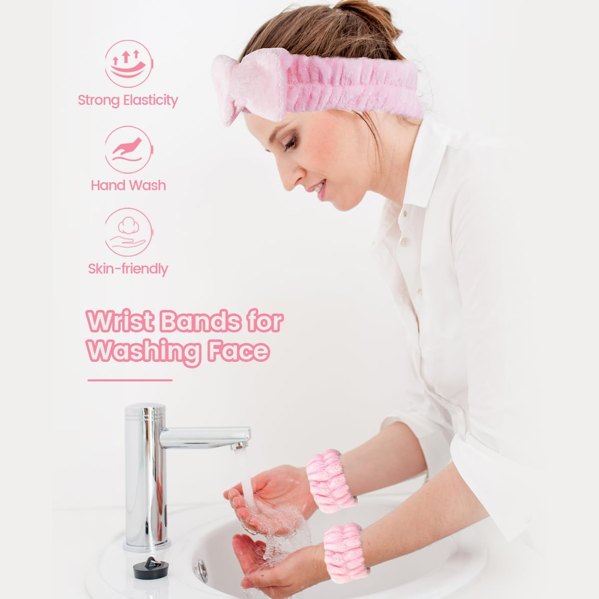 MAANGE Makeup Brush Set, 51 Pcs Makeup Tool Set Premium Synthetic Foundation Powder Makeup Brushes (Pink)