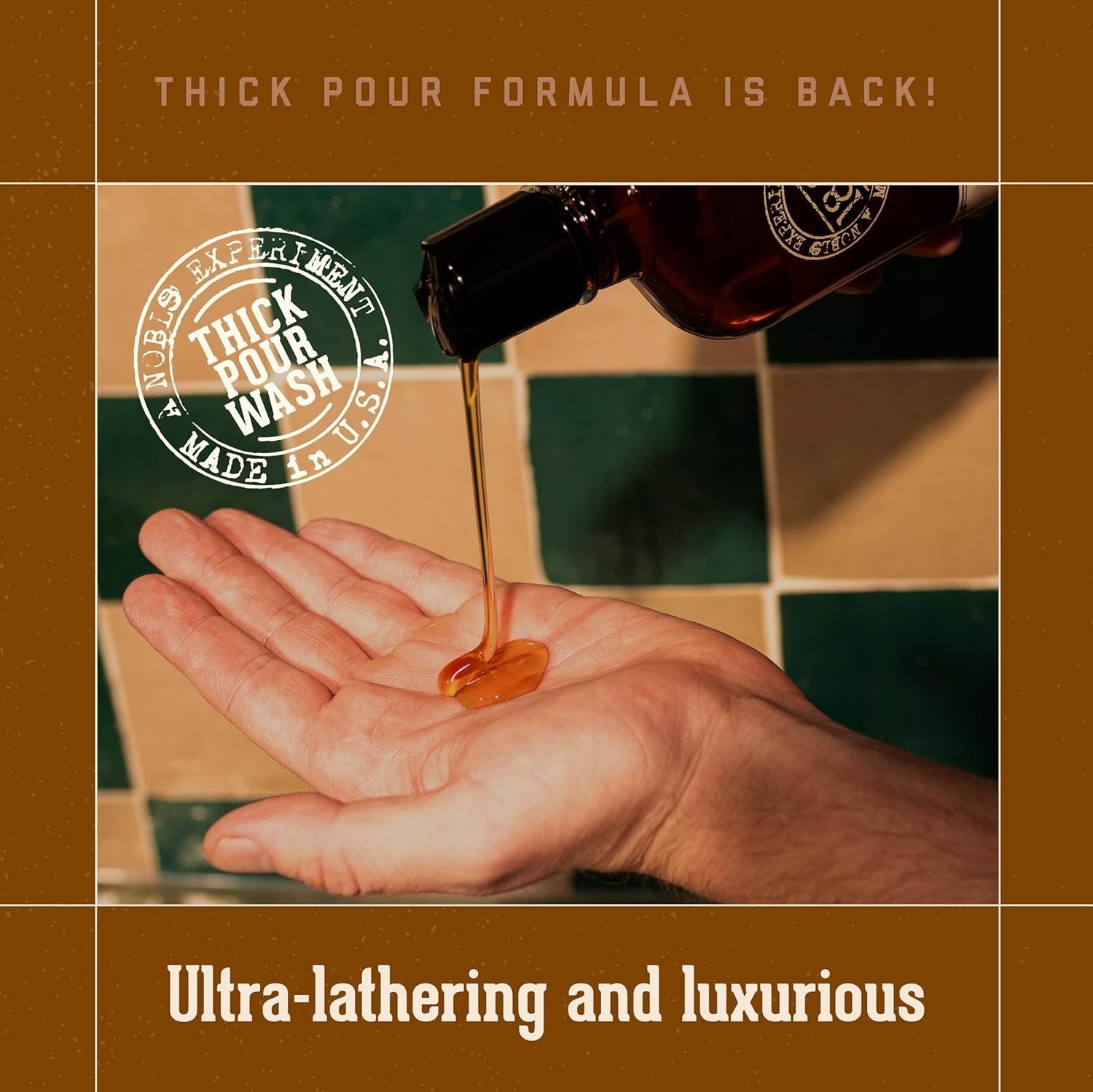 18.21 Man Made Original 3-In-1 Body Wash, Shampoo, & Conditioner for Men, All Hair & Skin Types, Strengthens and Moisturizes in a Manly Aroma image number 6