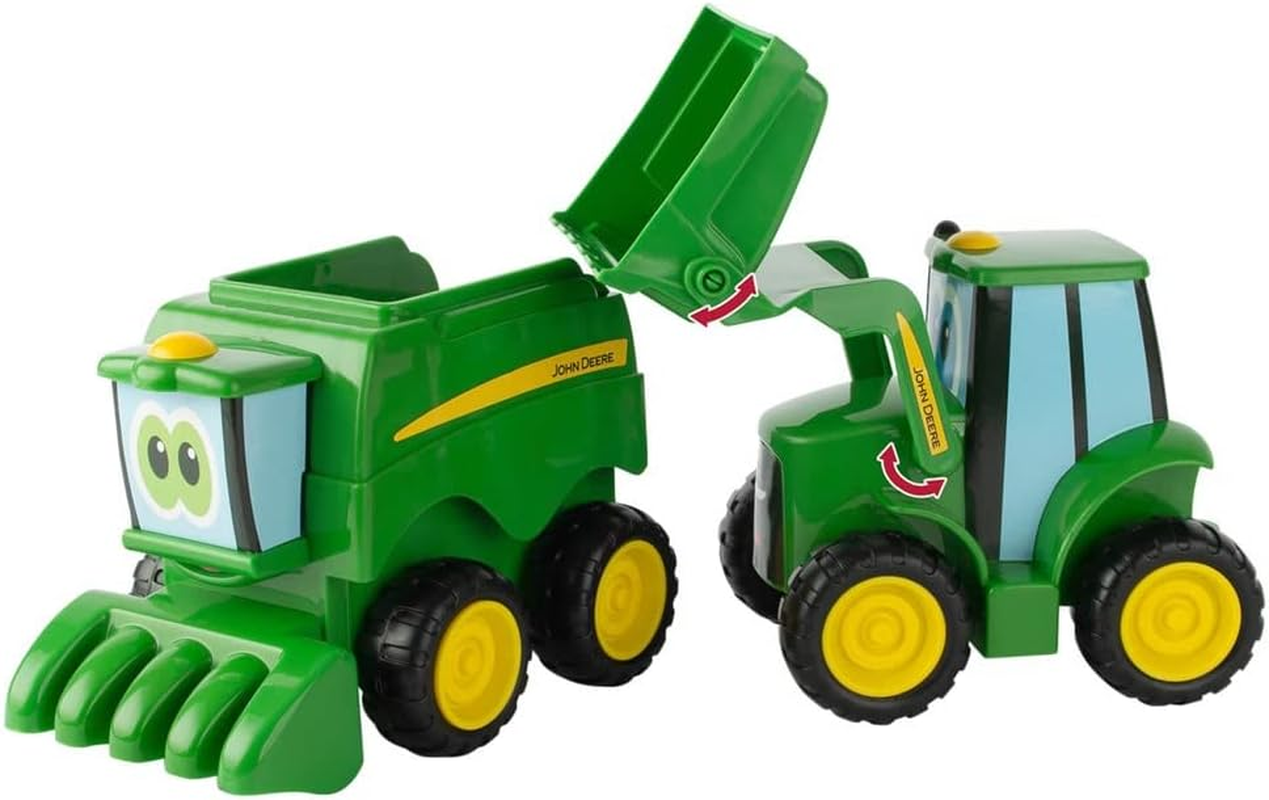 Tomy John Deere Farmin' Friends Vehicle 2 Pack, Tractor and Combine Harvester - 18 Months and over 47193 - Modern image number 4