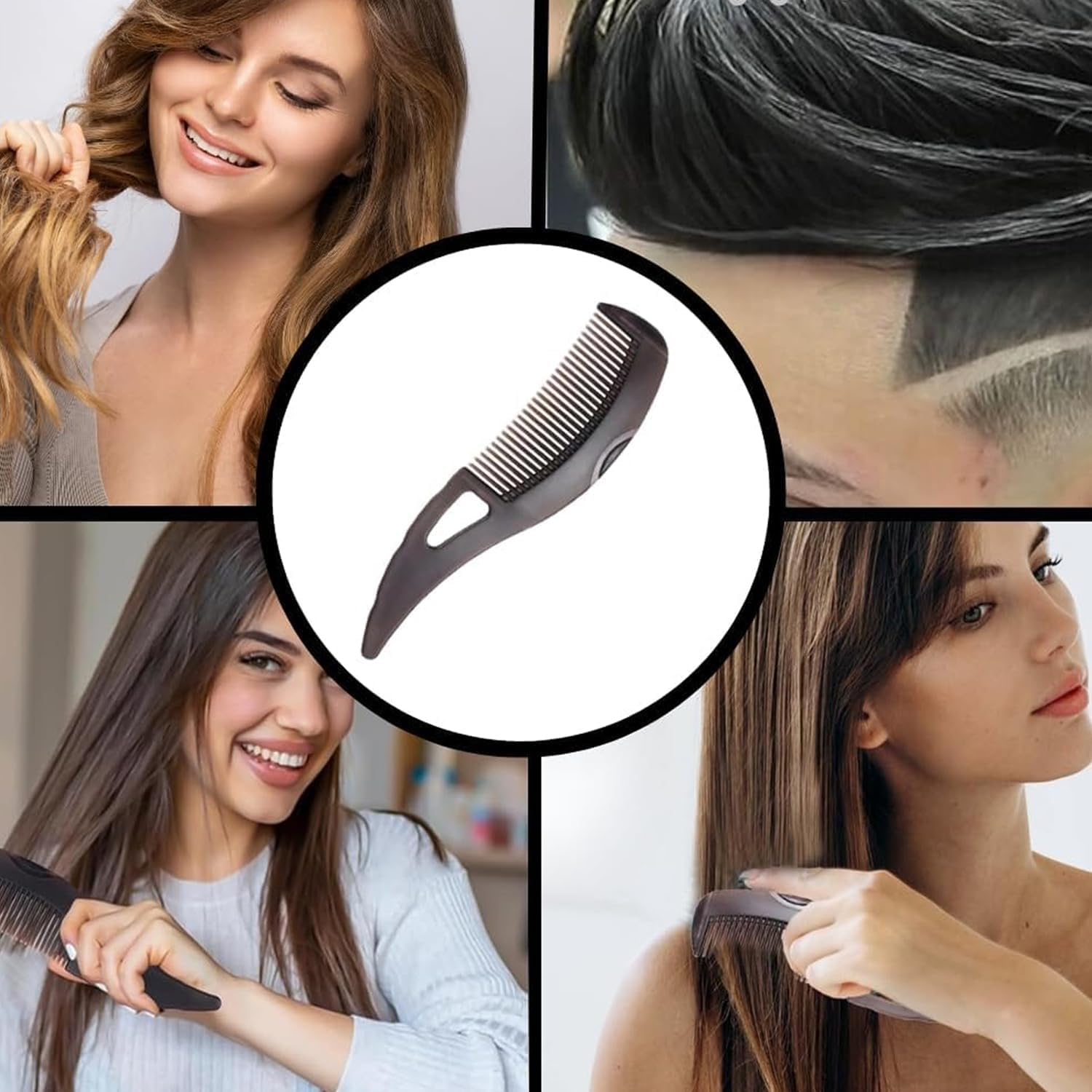 Dandruff Removal Comb with Exfoliating Scalp for Dandruff Removal, Energy Massage to Promote Healthy Scalp and Shiny Hair, Itch Reduction for Women/Men/Children image number 3