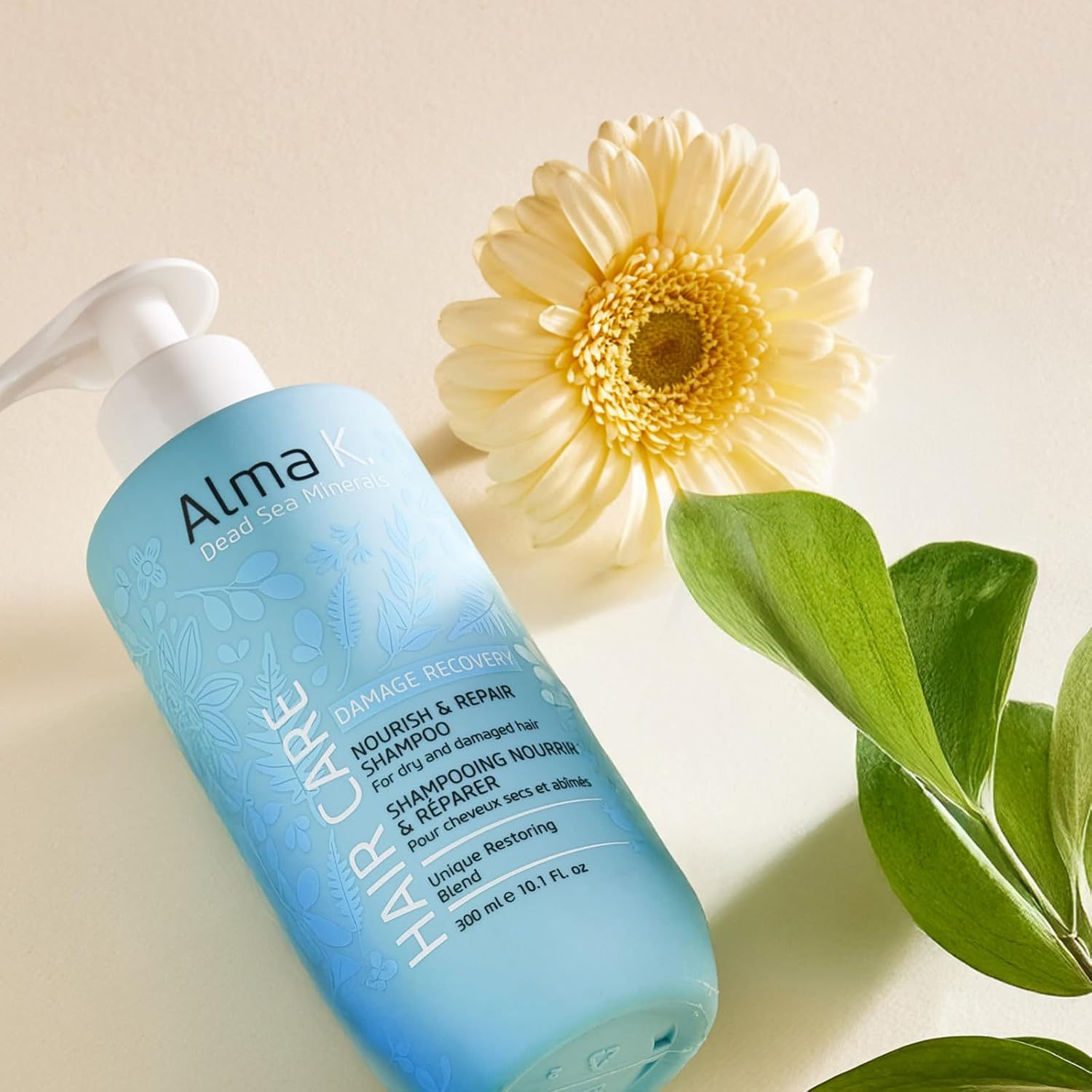 Alma K Nourish and Repair Shampoo - Moisturizing Hair Growth - Hydrating with Argan Oil, Shea Butter -300 Ml image number 6