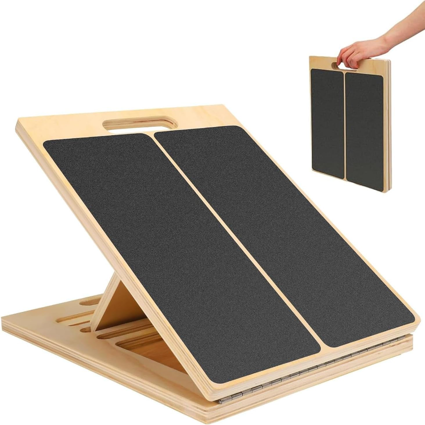 Slant Board for Calf Stretching,Adjustable Angle Slant Board, Calf Squat Wedge,Portable Rehab Stretching Foot Rest,For Exercise, and Ankle Mobility,For Knees, Feet and Achilles Support image number 5