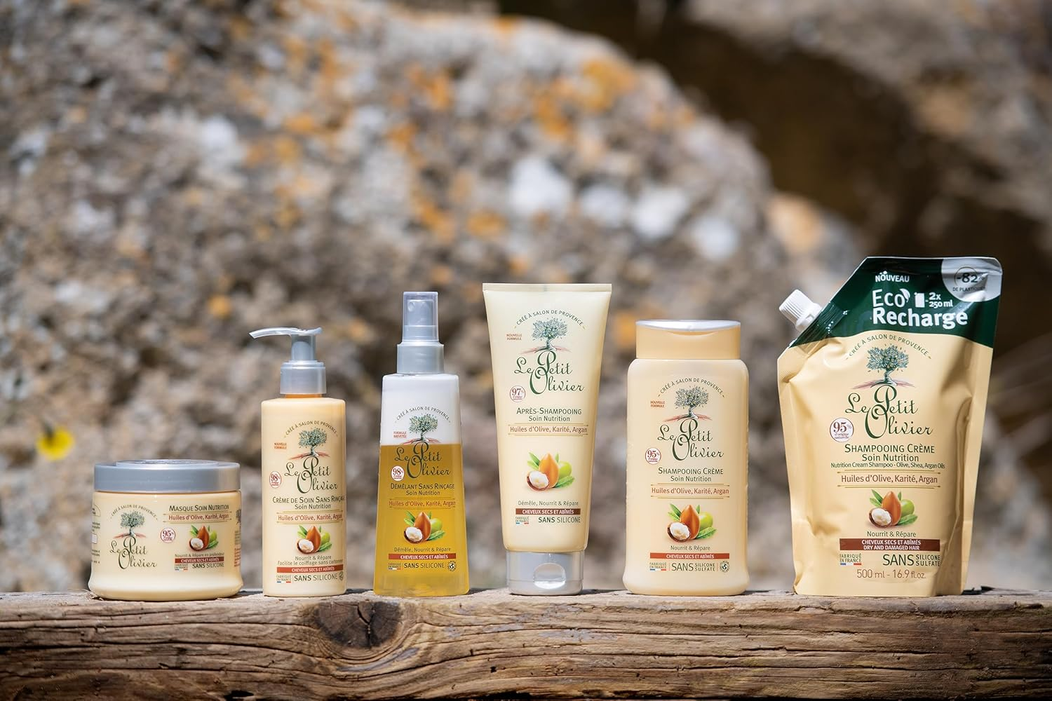 Le Petit Olivier Nutrition Cream Shampoo - Olive, Shea, Argan Oil - Nourishes and Repairs Dry and Damaged Hair - Enriched with Natural Ingredients - Free of Silicone, Sulfate, Paraben - 8.45 Oz image number 4