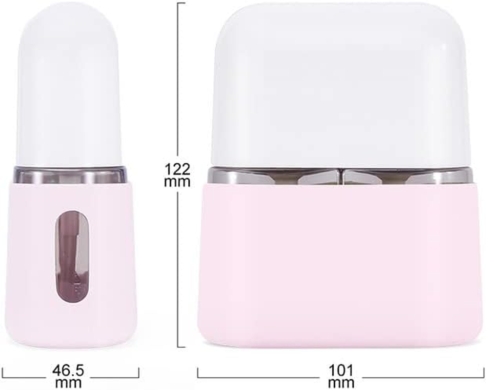 Travel Separate Bottling Combination Suit Portable Spray Bottle Washing Press Bottle Cosmetics Combined Separate Bottling Cosmetic Case (Light Beige, 10 * 1.6 * 12CM) image number 2