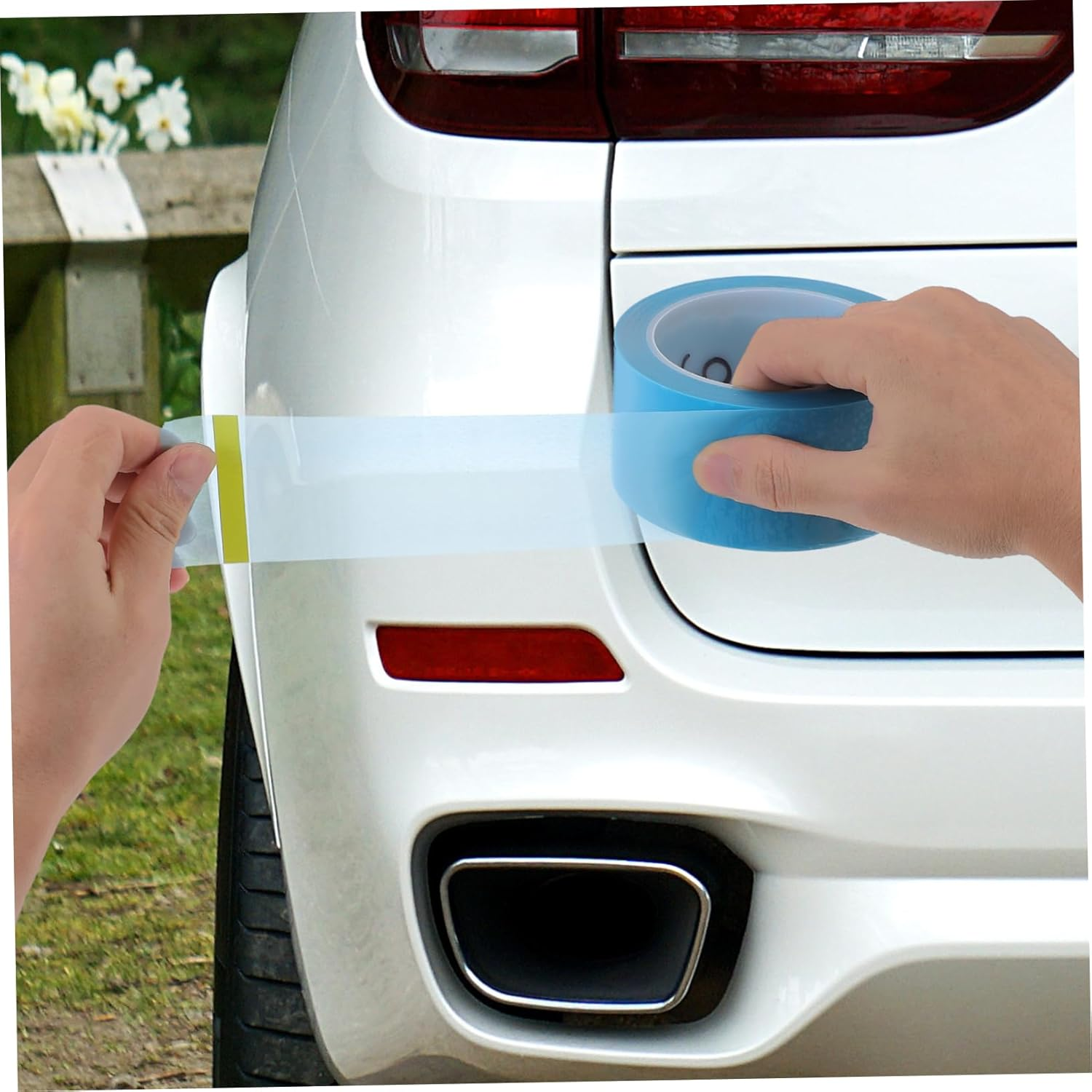 Mobestech 5Rolls Paint Masking Tape Low Tack Automotive Car Masking Tape for Painting Model Use image number 1