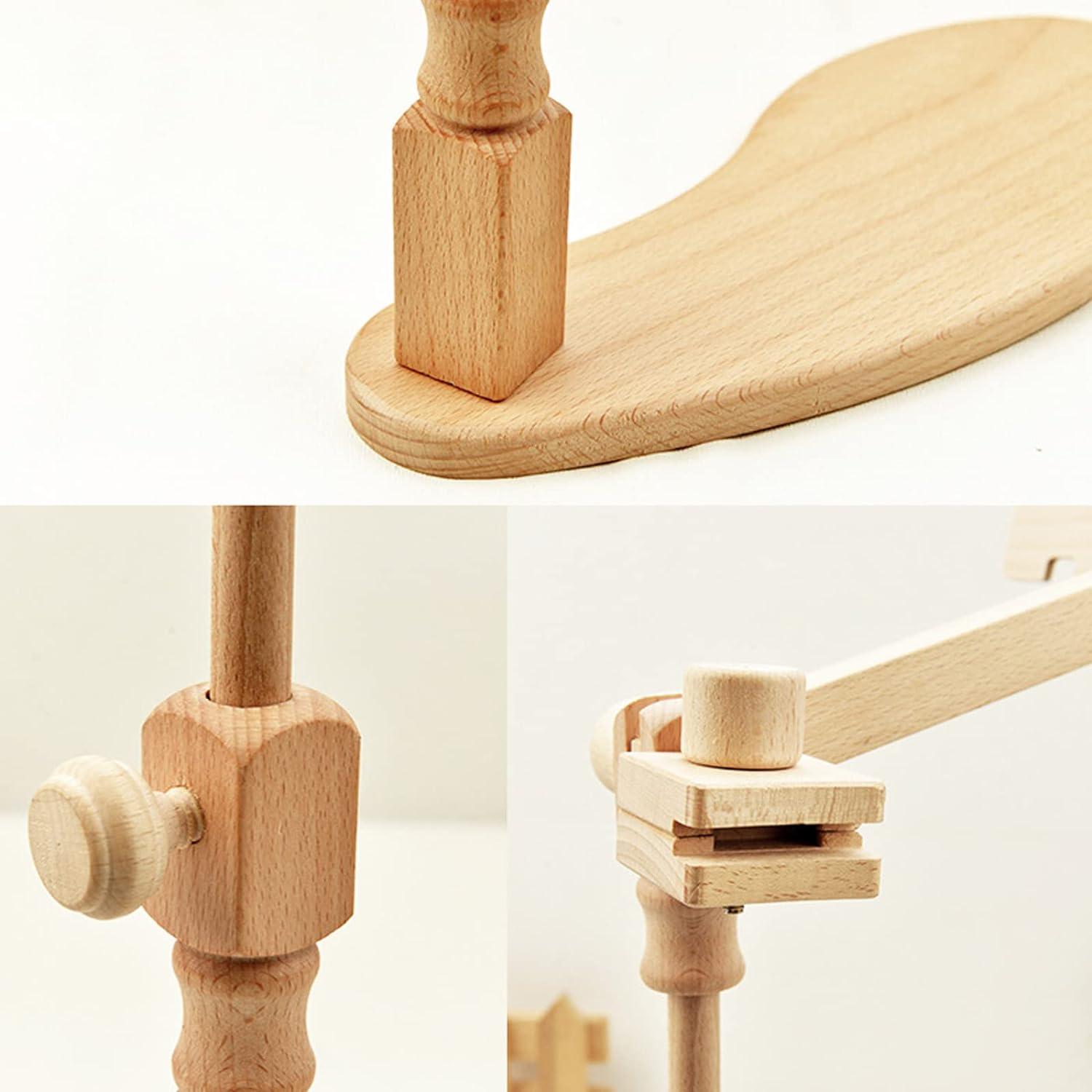 Fantasyday Embroidery Stand, Adjustable Embroidery Hoop Holder, Cross Stitch Stand with 1PCS Embroidery Hoops image number 4