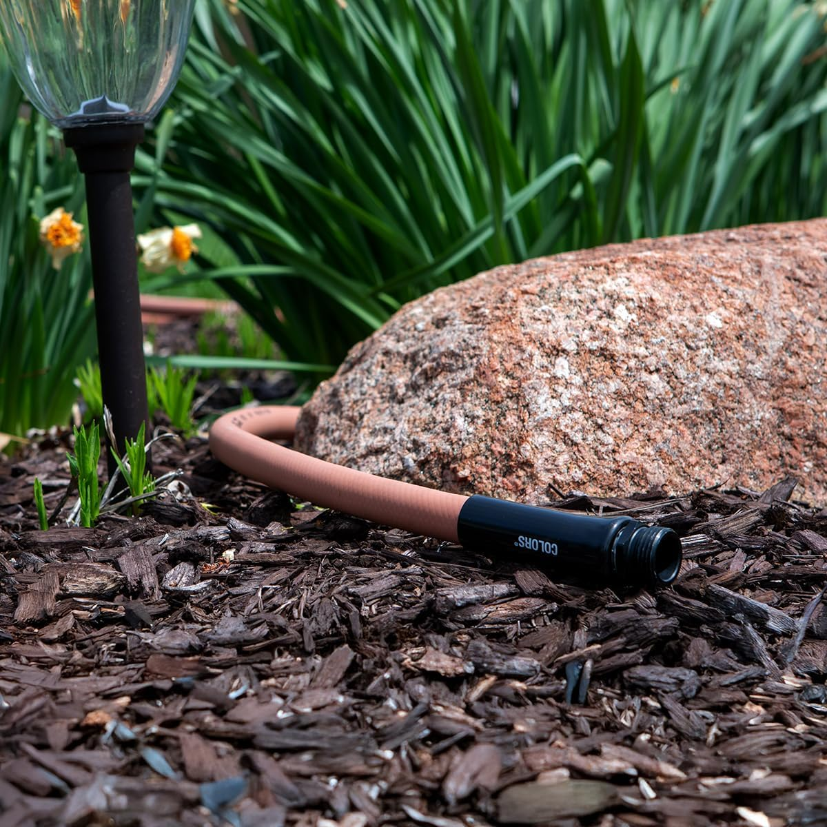 Flexzilla Colors Lead-In Garden Hose 5/8In. X 10Ft., Lightweight All-Weather Water Hose, Durable and Flexible, Leak-Free Connections, Red Clay image number 1