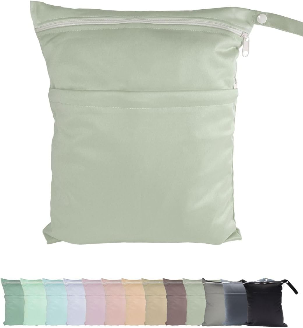 Panos 2 Pocket Waterproof Diaper Pouch, Change of Clothes, Wet Bag image number 4