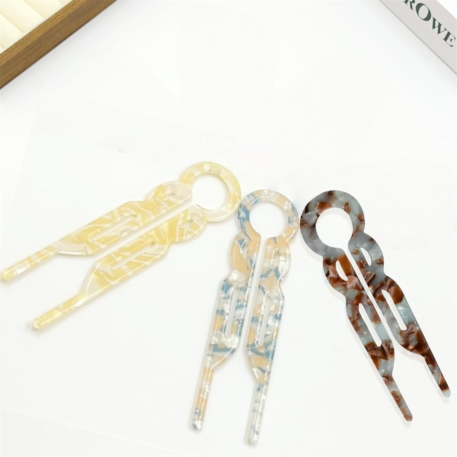 Zvorgath Lialys Hairpin - Prestige Hair Pin, U Shaped Lialysoff Hair Pins, French Hair Pin for Thick Hair, Hair Accessories (3 Pcs) image number 1