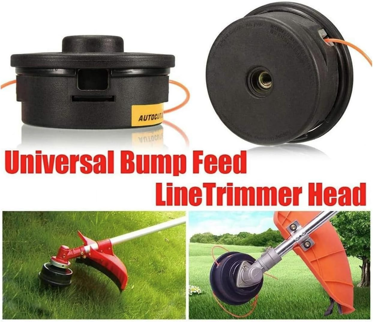 Bump Feed Trimmer Weed Eater Head 4002 710 2108 for Stihl FS55 FS55R FS56 FS56RC FS70 FS70R FS80 FS85 FS90 FS90R FS91R FS94R FS100RX FS110 FS111RX FS120 FS130 FS131 FS240, Replaces 4002 710 2191