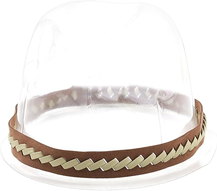 Zaviftie Western Hat Band for Fedora Hat Bands Cowboy Hat Bands Leather Hat Bands for Men Western Hat Belt Bands Straw Hat Bands (6, ONE SIZE)