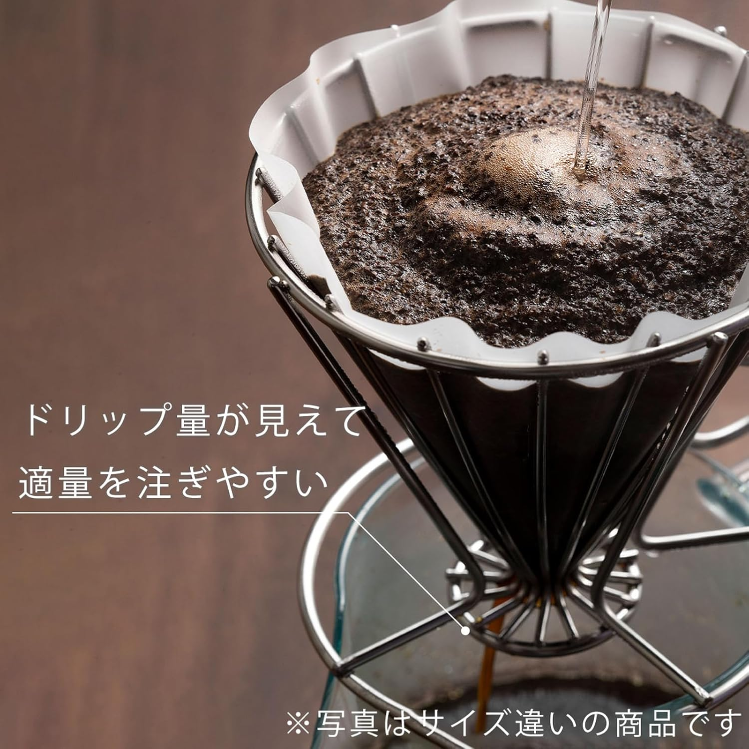 TOKYO MATCHA SELECTION - KOGU - Stainless Wire Coffee Dripper - 3 Size [Standard Ship by SAL: NO Tracking Number & Insurance] (S (1 Cup)) image number 3