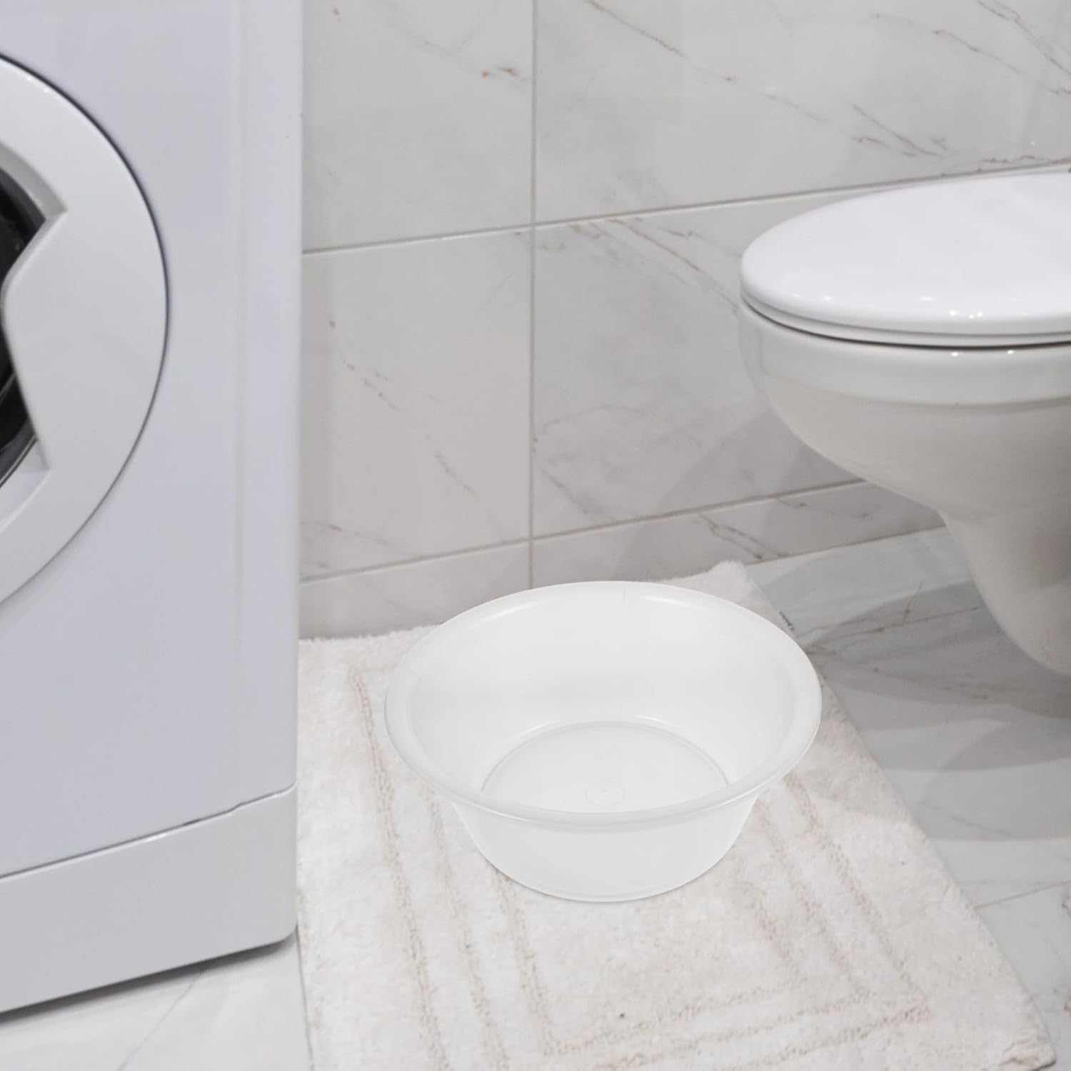 EXQUIMEUBLE Large Foot Bath Tub Grey Portable Foot Soaking Basin for Home and Salon Use for Relaxation