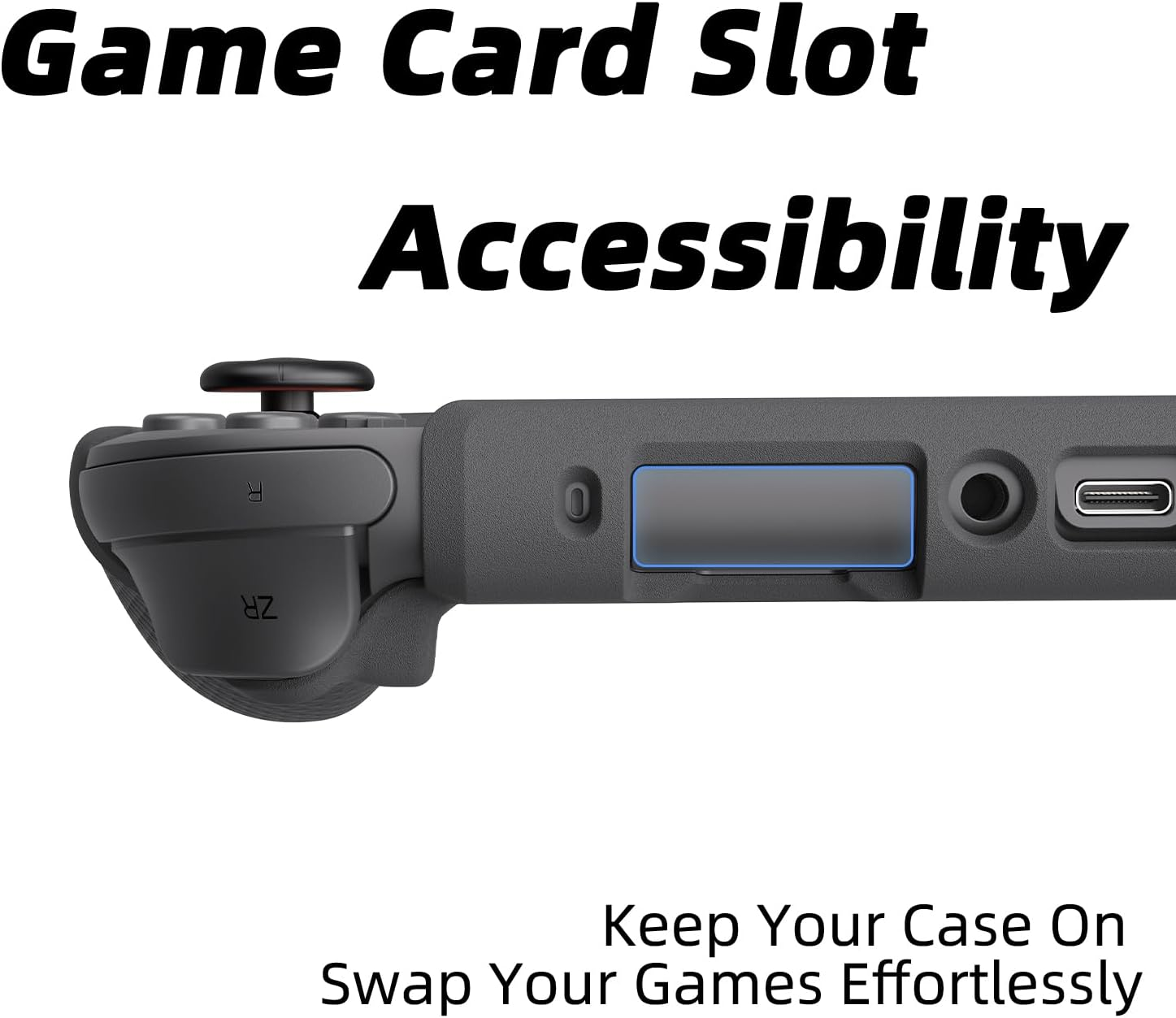 Savage Raven by Skull & Co. Standgrip Bundle for Nintendo Switch 2: Protective Case with Textured Grips Full Protection, Shock-Absorption Non-Slip and Anti-Scratch Cover (With Carrying Case)- Black