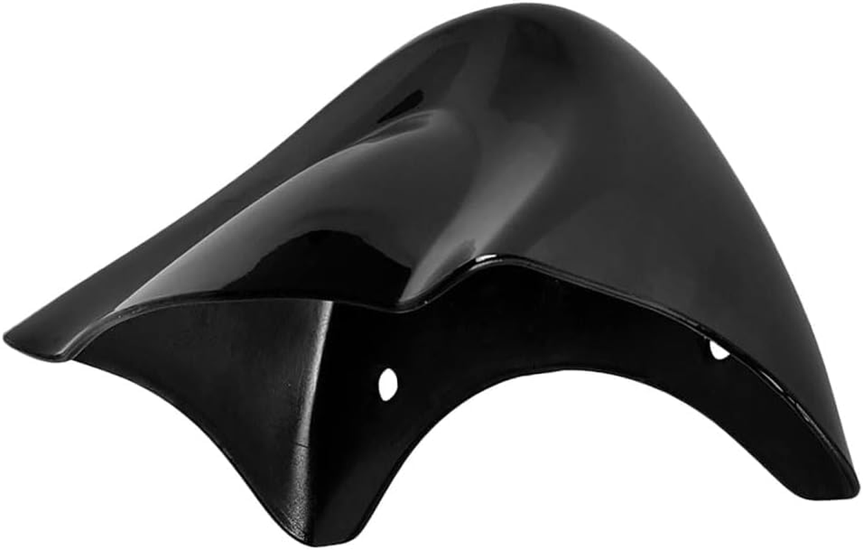 Baceyong Motorcycle Front Spoiler Chin Fairing Kit, Air Dam Fairing Cover, 2006-2017 Compatible with Har1Ey Dyna Fatbob Streetbob, Glossy Black image number 1
