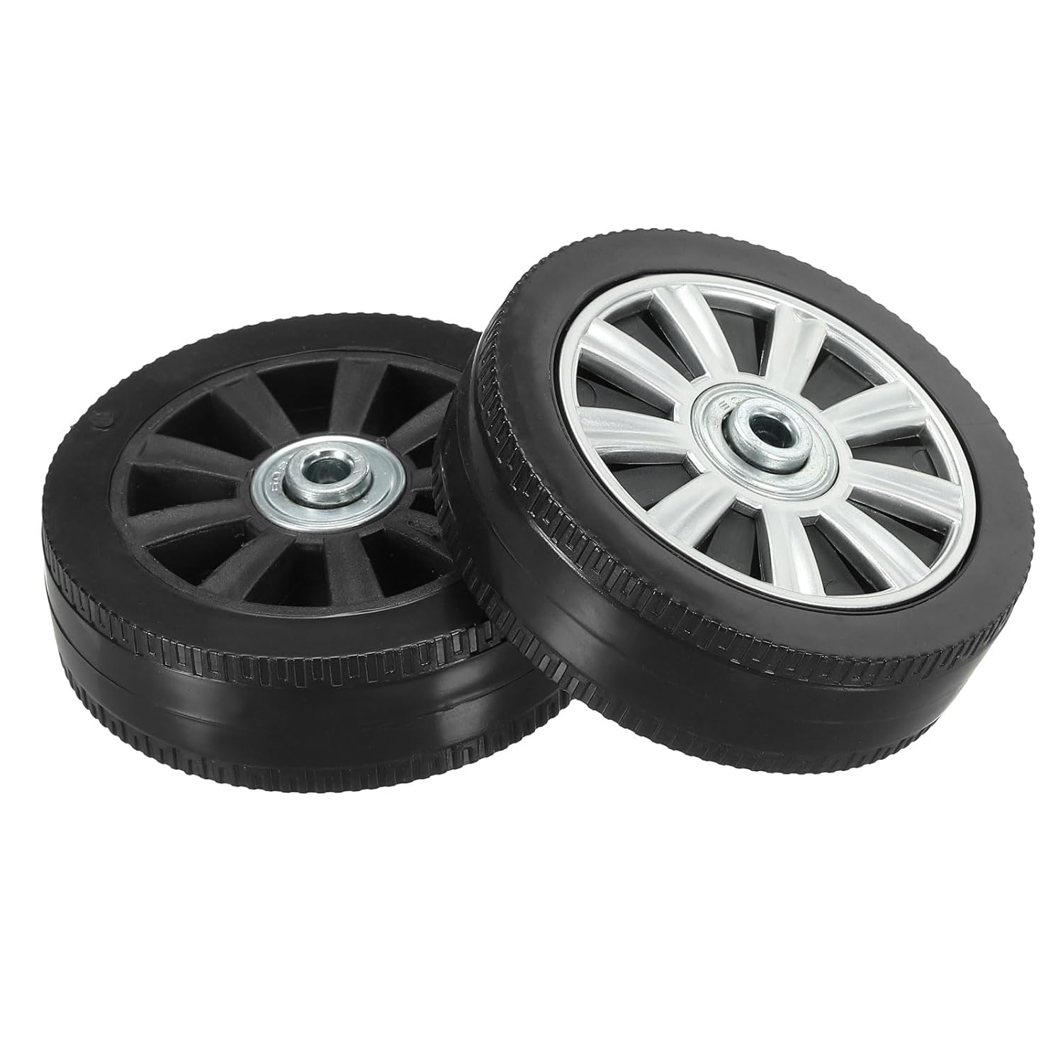 Uxcell Replacement Luggage Suitcase Wheels Repair Kit, 81Mmx24Mm Wear-Resistant 360 Swivel Caster Wheels image number 5