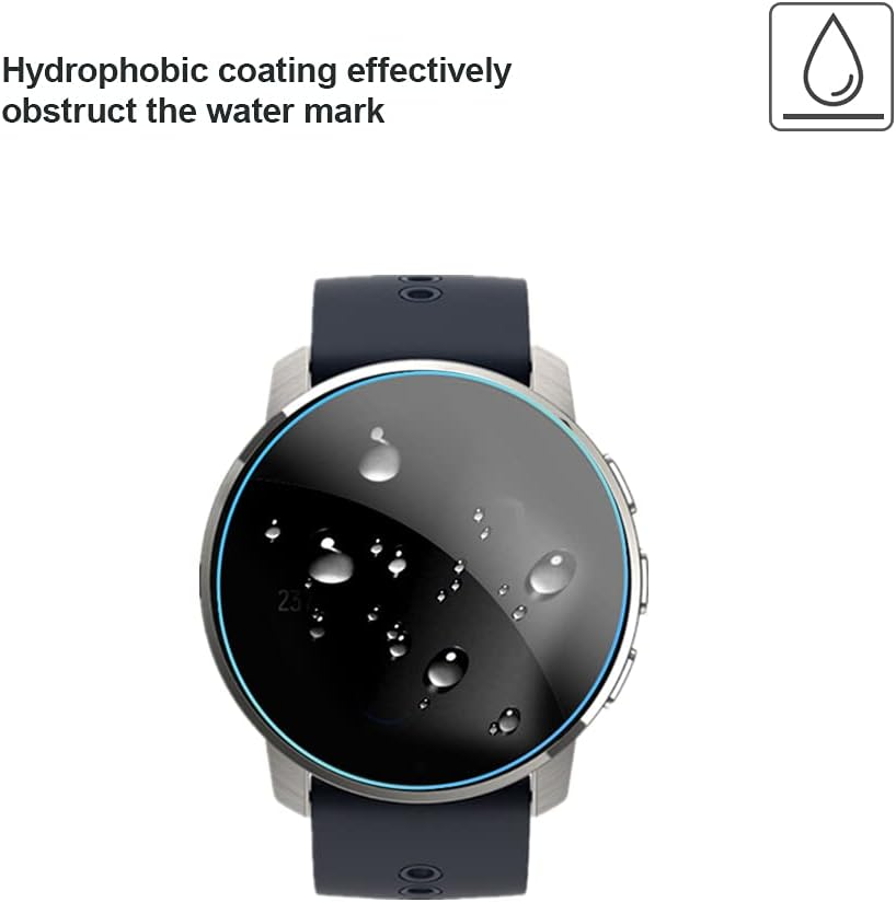 MIHENCE Compatible for Suunto 9 Peak/Peak Pro Screen Protector, 9H Anti-Scratch Premium Real Tempered Glass Screen Protector for 9 Peak / 9 Peak Pro / 9 Peak Titanium Smartwatch (3PCS) image number 4